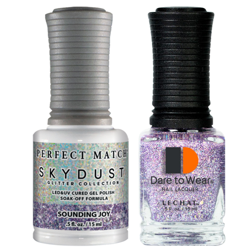 LeChat Perfect Match Nail Lacquer And Gel Polish, SKY DUST Collection, SD13, Sounding Joy, 0.5oz