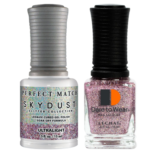 LeChat Perfect Match Nail Lacquer And Gel Polish, SKY DUST Collection, SD14, Ultralight, 0.5oz