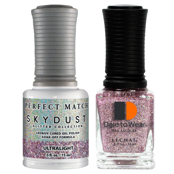 LeChat Perfect Match Nail Lacquer And Gel Polish, SKY DUST Collection, SD14, Ultralight, 0.5oz