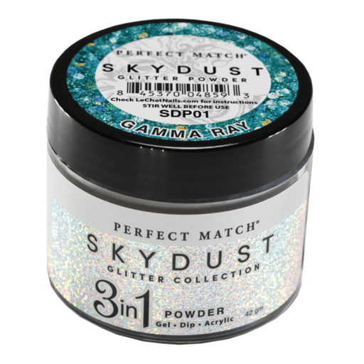 LeChat Perfect Match Dipping Powder, SKY DUST Collection, SD01, Gamma Ray, 2oz