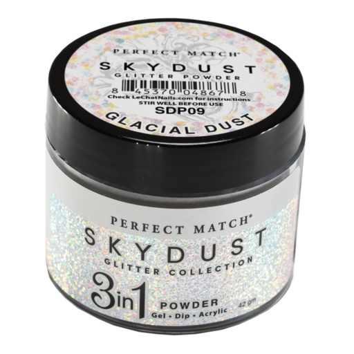 LeChat Perfect Match Dipping Powder, SKY DUST Collection, SD09, Glacial Dust, 2oz
