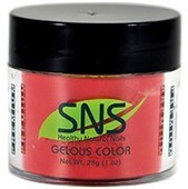 SNS Gelous Dipping Powder, 097, Corvette Red, 1oz BB KK