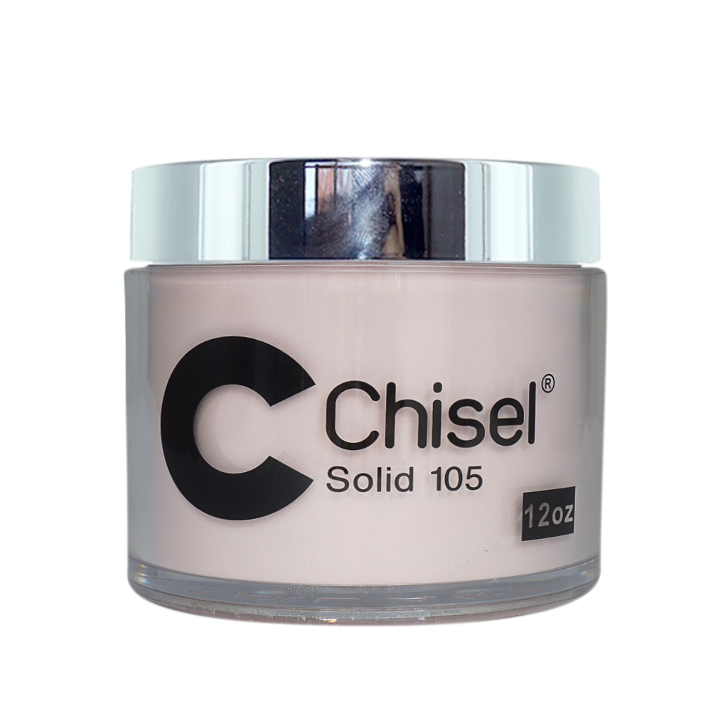 Chisel 2in1 Acrylic/Dipping Powder, Solid Collection, SOLID105, 12oz (Packing: 60 pcs/case)