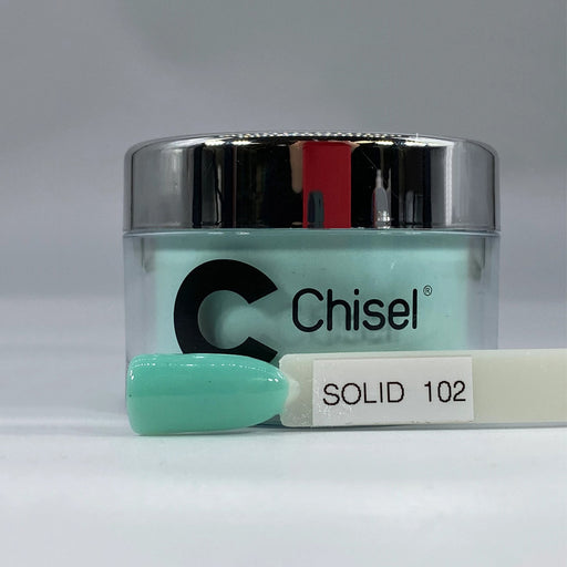 Chisel 2in1 Acrylic/Dipping Powder, (Tiffany) Solid Collection, SOLID102, 2oz OK0210VD