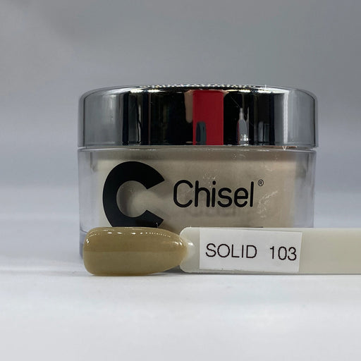 Chisel 2in1 Acrylic/Dipping Powder, (Tiffany) Solid Collection, SOLID103, 2oz OK0210VD