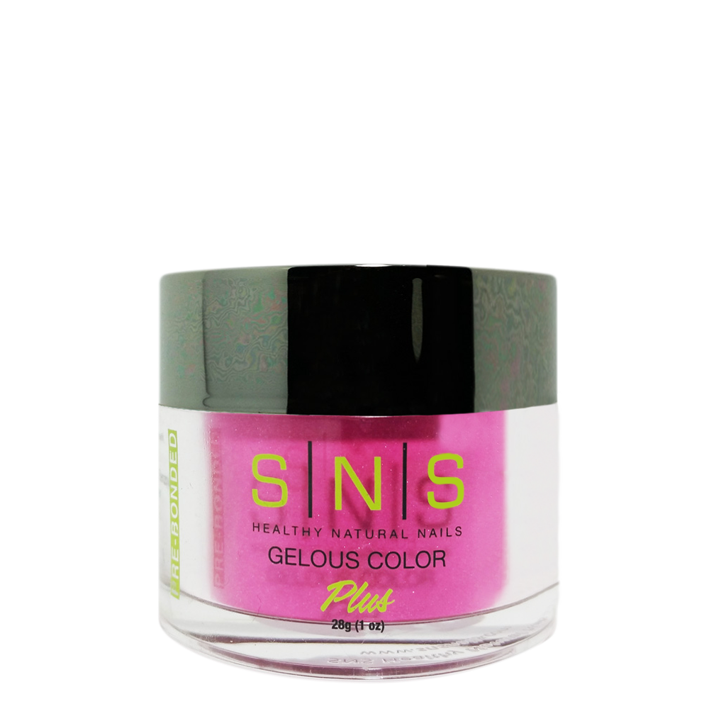 SNS Gelous Dipping Powder, SP17, Spring Collection, Magenta Madness, 1oz BB KK0724