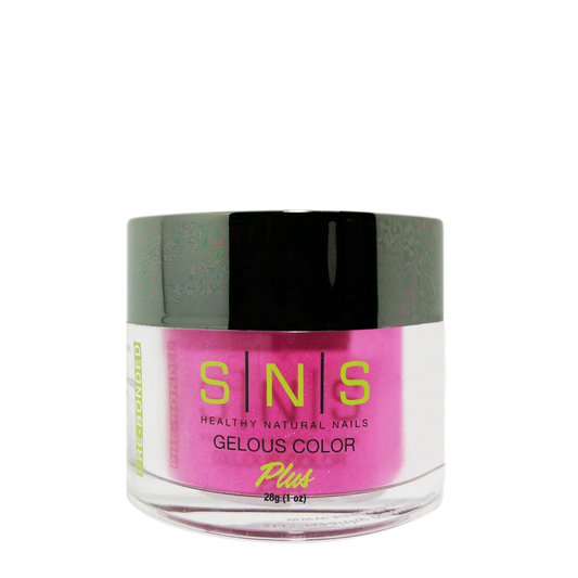 SNS Gelous Dipping Powder, SP17, Spring Collection, Magenta Madness, 1oz BB KK0724