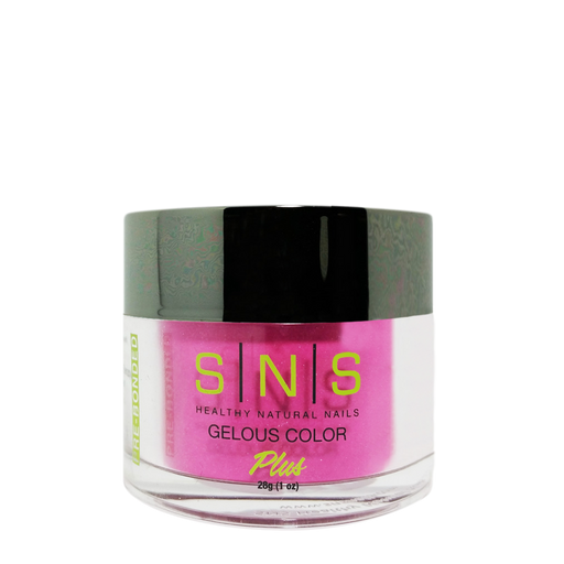 SNS Gelous Dipping Powder, SP17, Spring Collection, Magenta Madness, 1oz BB KK0724