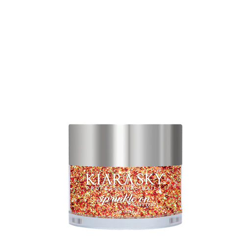 Kiara Sky Dipping Powder, Sprinkle On Glitter Collection, SP207, Queen Of Hearts, 1oz OK0213VD