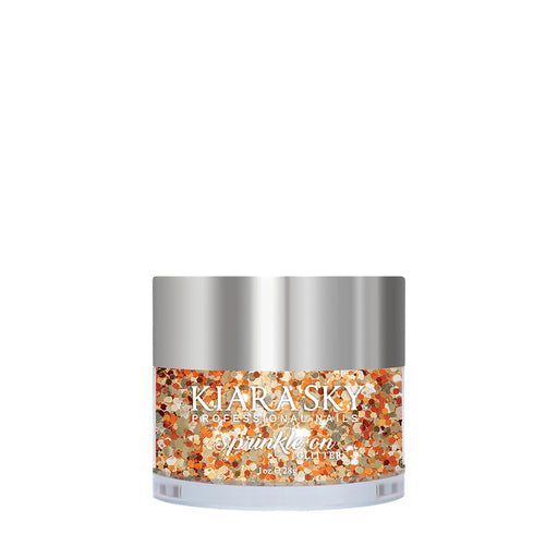 Kiara Sky Dipping Powder, Sprinkle On Glitter Collection, SP212, Copperella, 1oz OK0213VD