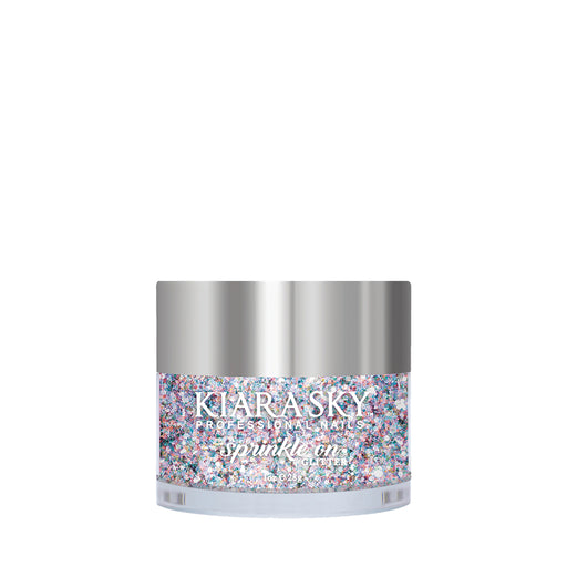 Kiara Sky Dipping Powder, Sprinkle On Glitter Collection, SP233, Milky Way, 1oz OK0213VD