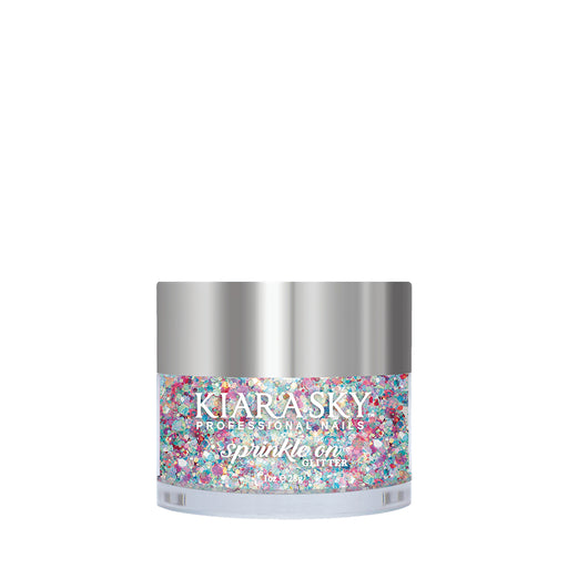 Kiara Sky Dipping Powder, Sprinkle On Glitter Collection, SP234, Eerie-Descent, 1oz OK0213VD