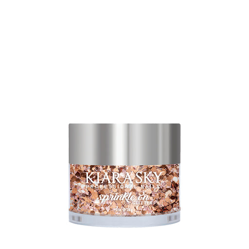 Kiara Sky Dipping Powder, Sprinkle On Glitter Collection, SP248, The Finer Things, 1oz OK0213VD