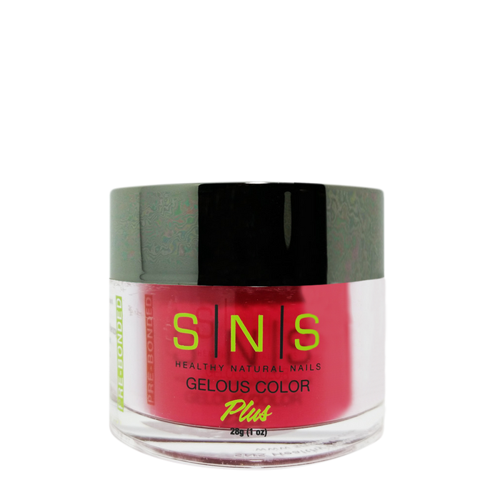 SNS Gelous Dipping Powder, SP05, Spring Collection, A Pop of Cherry, 1oz BB KK0724