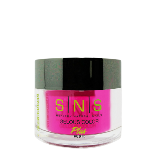 SNS Gelous Dipping Powder, SP09, Spring Collection, Pink Punch, 1oz BB KK0325