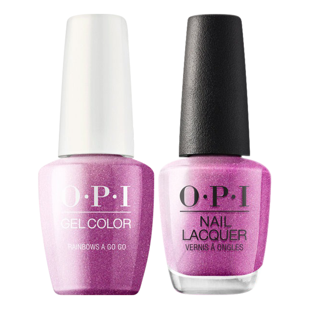 OPI Gelcolor And Nail Lacquer, Hidden Prism Collection 2020, SR04, Rainbows A Go Go, 0.5oz OK1017VD