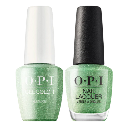 OPI Gelcolor And Nail Lacquer, Hidden Prism Collection 2020, SR06, Gleam On!, 0.5oz OK1017VD