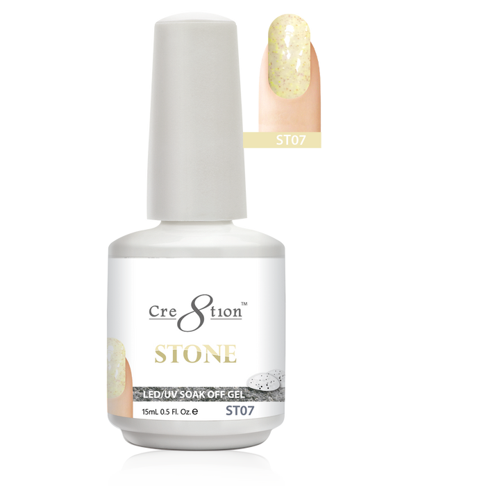 Cre8tion Stone Gel Polish, ST07, 0916-0733, 0.5oz KK0725