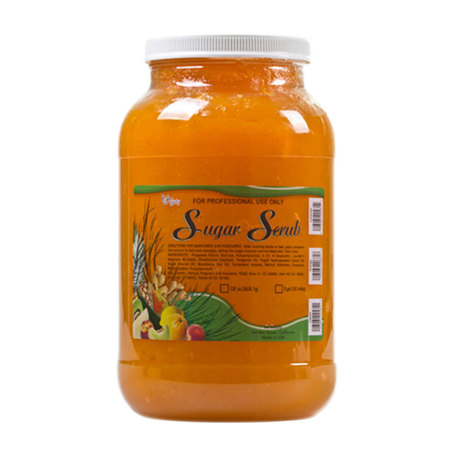 Be Beauty Spa Collection, Sugar Scrub, Orange, 1Gallon, CSC0006G1 KK0511