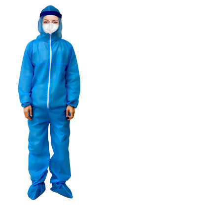 Protective Body Suit, BLUE, Size L (Packing: 50 pcs/case)