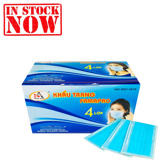 Pamapro Disposable Face Mask 4 PLY, BOX OK0710VD