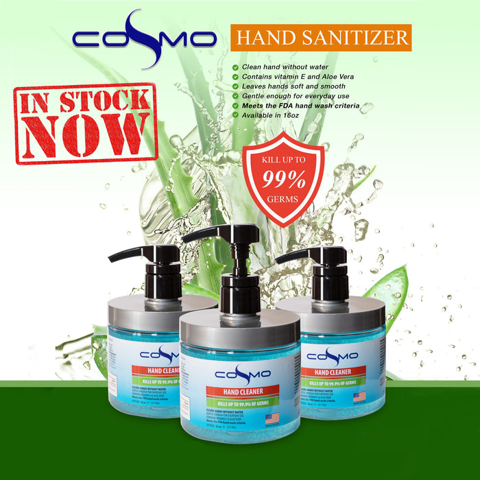 Cosmo Hand Sanitizer GEL, 16oz OK0411MD