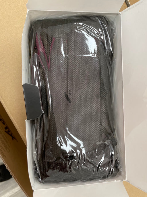 MW Disposable 3 PLY Face Mask (Made In China), BLACK (Pk: 50 pcs/box, 40 boxes/case)