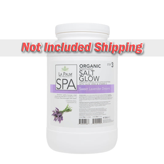 La Palm, Organic Soothing, Salt Glow, Sweet Lavender Dreams, 1Gal KK