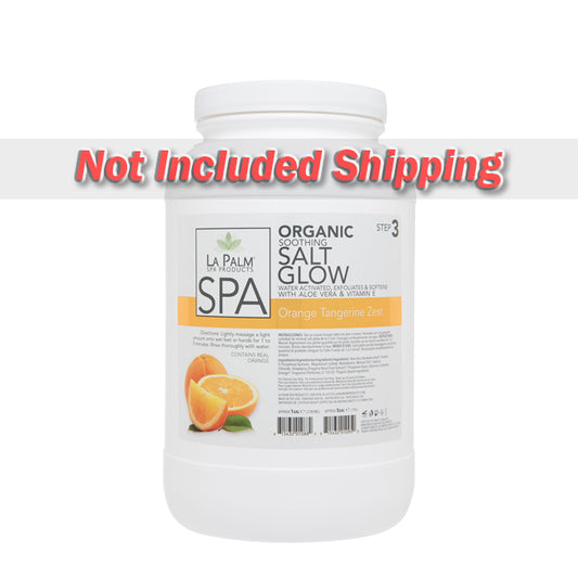 La Palm, Organic Soothing, Salt Glow, Orange Tangerine Zest, 1Gal KK