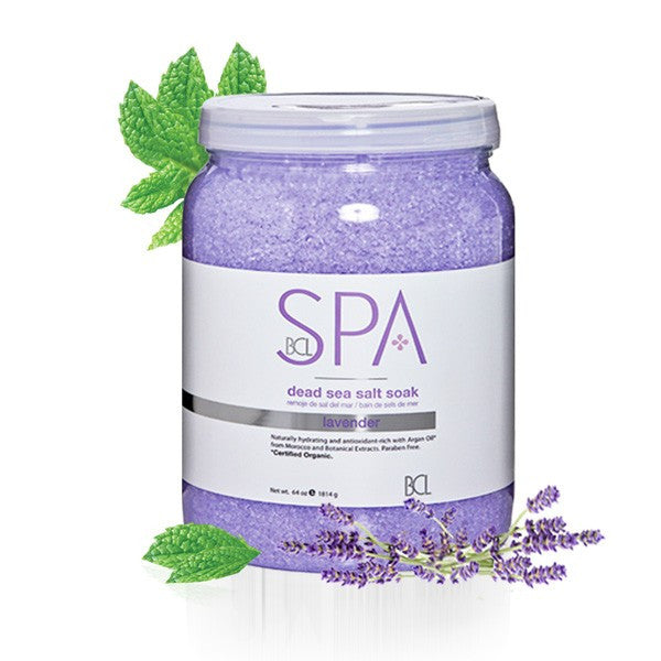 BCL SPA, Dead Sea Salt Soak Lavender Mint, 64oz