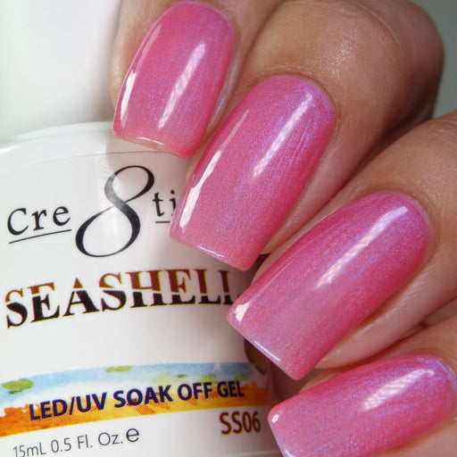 Cre8tion Seashell Gel Polish, 0916-0760, 0.5oz, SS06 KK0717
