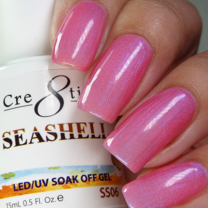 Cre8tion Seashell Gel Polish, 0.5oz, SS06