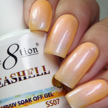 Cre8tion Seashell Gel Polish, 0916-0761, 0.5oz, SS07 KK0717