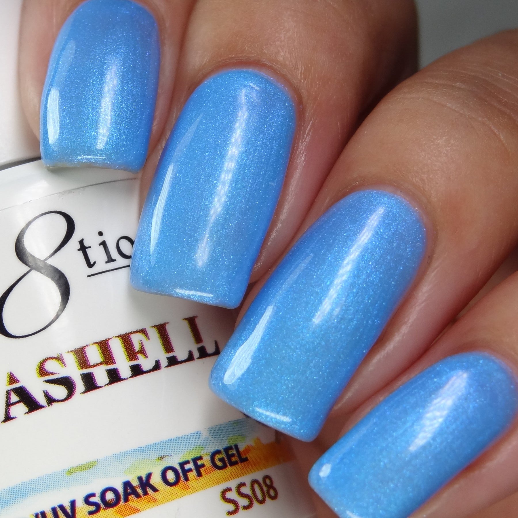 Cre8tion Seashell Gel Polish, 0.5oz, SS08