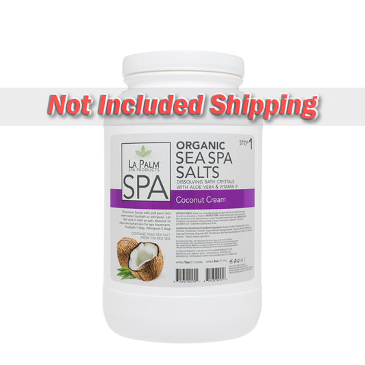 La Palm, Organic Sea Spa Salts, Coconut Cream, 1Gal KK