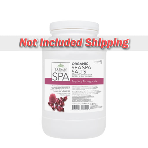 La Palm, Organic Sea Spa Salts, Raspberry Pomegranate, 1Gal KK
