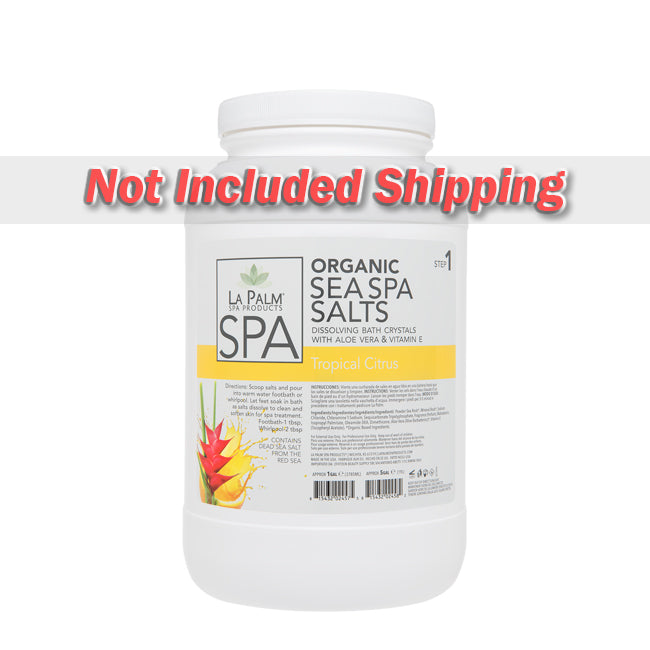 La Palm, Organic Sea Spa Salts, Tropical Citrus, 1Gal KK
