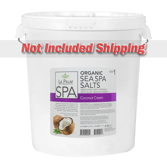 La Palm, Organic Sea Spa Salts, Coconut Cream, 5Gal KK