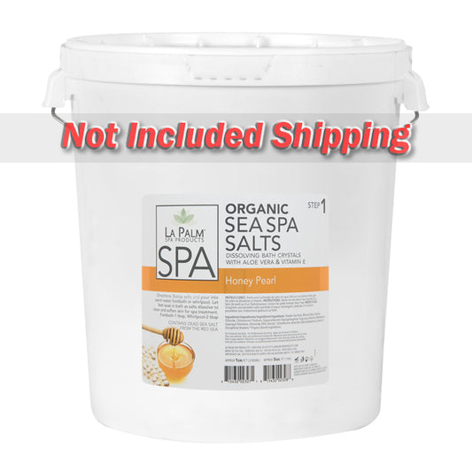 La Palm, Organic Sea Spa Salts, Honey Pearl, 5gal KK