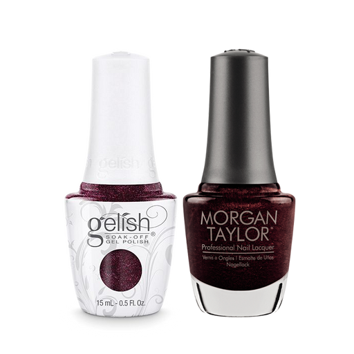 Gelish Gel Polish & Morgan Taylor Nail Lacquer, Seal The Deal, 0.5oz, 1110036 + 50036