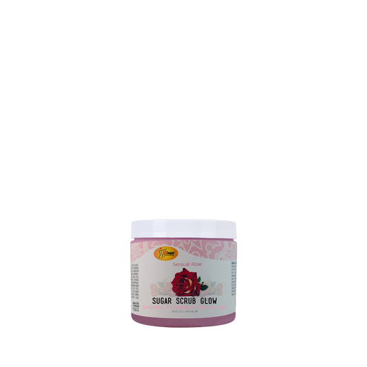 SpaRedi Sugar Scrub Glow, Sensual Rose, 01040, 16oz OK0325MD