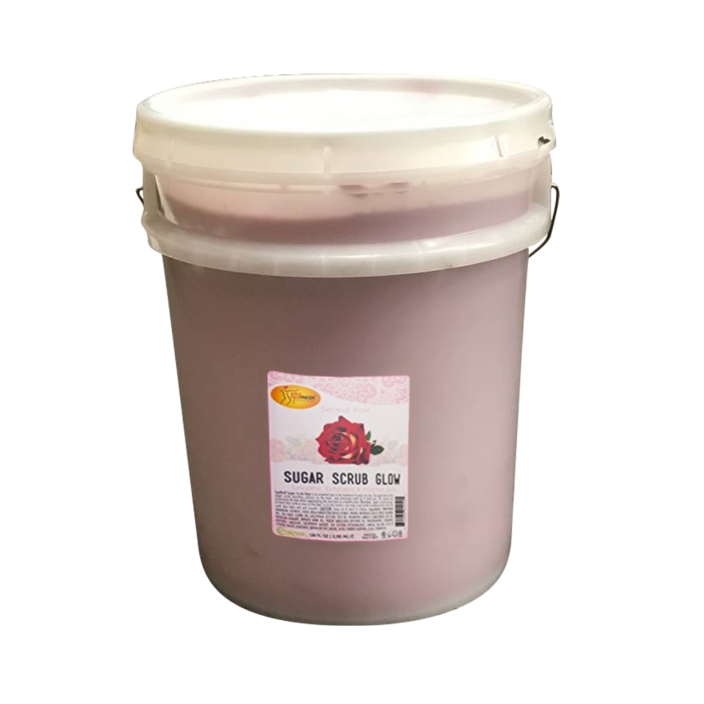 SpaRedi Sugar Scrub Glow, Sensual Rose, 01060, 5Gal OK0325MD