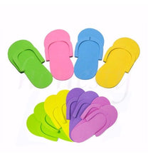 Load image into Gallery viewer, Cre8tion Non-Slippery Disposable Sewing Pedicure Slippers - Caro Bottom, 2.5mm, CASE, 10134 (Packing: 12 pairs/bag, 360 pairs/case)
