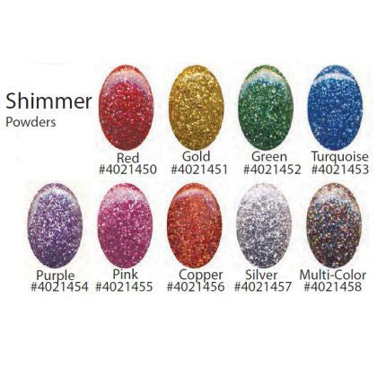 Cre8tion Color Powder, Shimmer Collection 4021457, Silver Shimmer, 1lbs,