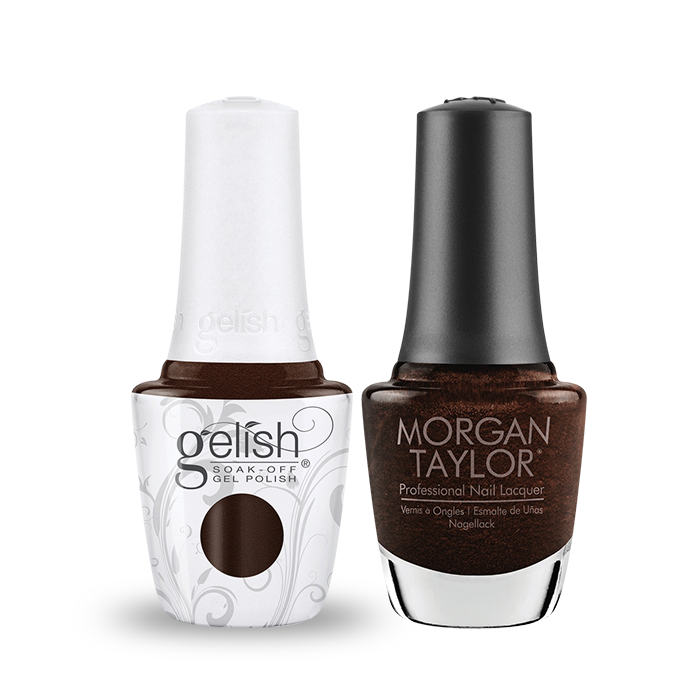 Gelish Gel Polish & Morgan Taylor Nail Lacquer, Champagne & Moonbeams Collection, 1110375, Shooting Star, 0.5oz OK1014VD