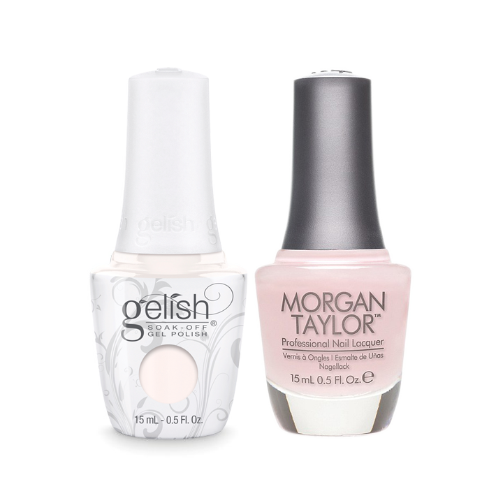 Gelish Gel Polish & Morgan Taylor Nail Lacquer, Simply Irresistible, 0.5oz, 1110006 + 50006 KK0907