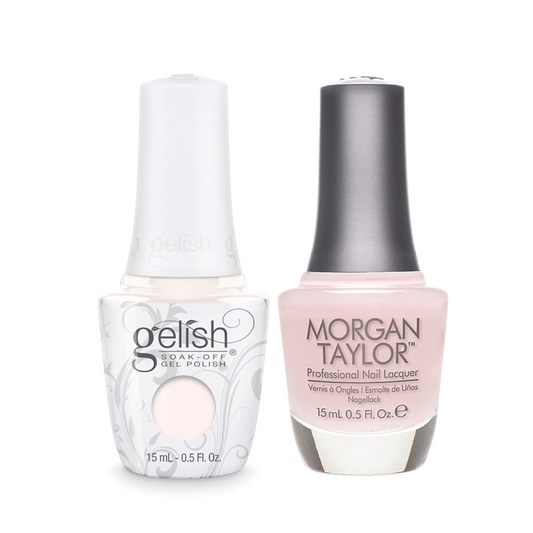 Gelish Gel Polish & Morgan Taylor Nail Lacquer, Simply Irresistible, 0.5oz, 1110006 + 50006 KK0907