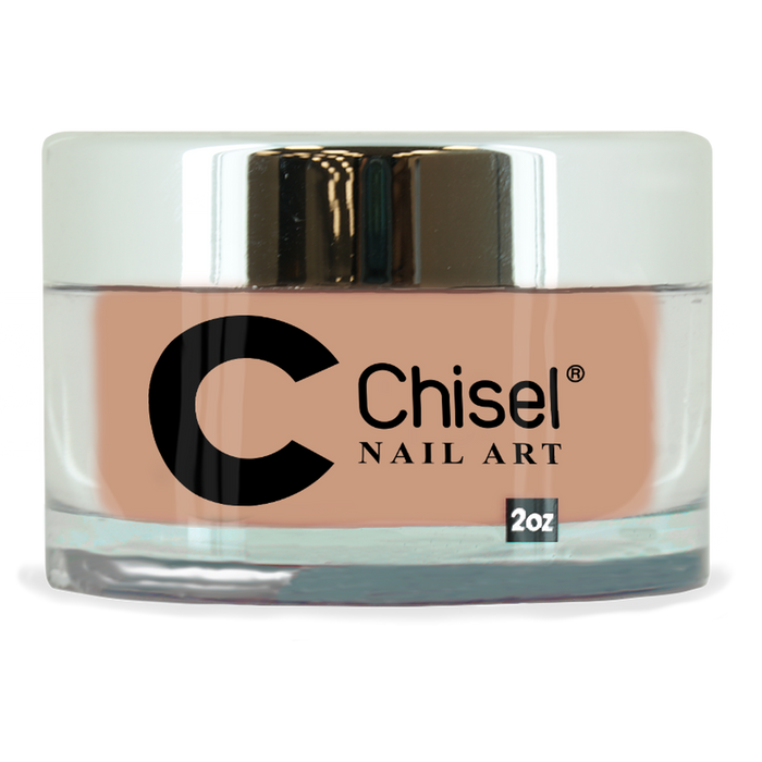 Chisel 2in1 Acrylic/Dipping Powder, (Barely Nude) Solid Collection, SOLID166, 2oz OK0831VD