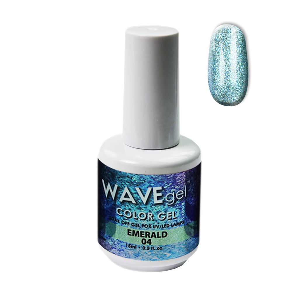 Wave Gel Star Ocean Gel Polish, 04, Emerald, 0.5oz OK1129