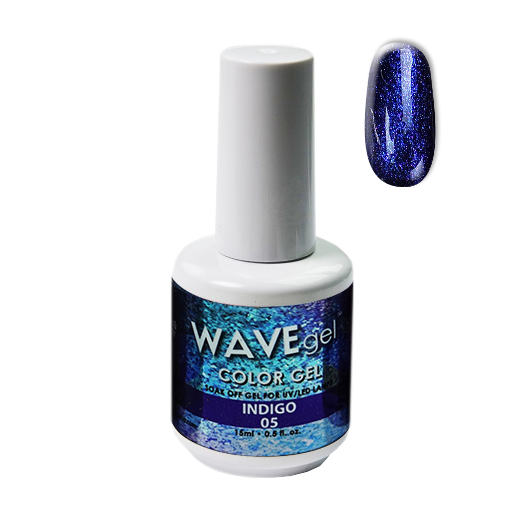 Wave Gel Star Ocean Gel Polish, 05, Indigo, 0.5oz OK1129